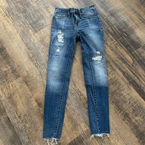 Mossimo skinny distressed jeans